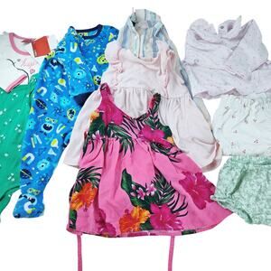 Baby Clothing Bundle 6M New & Preloved Dresses & Bodysuits